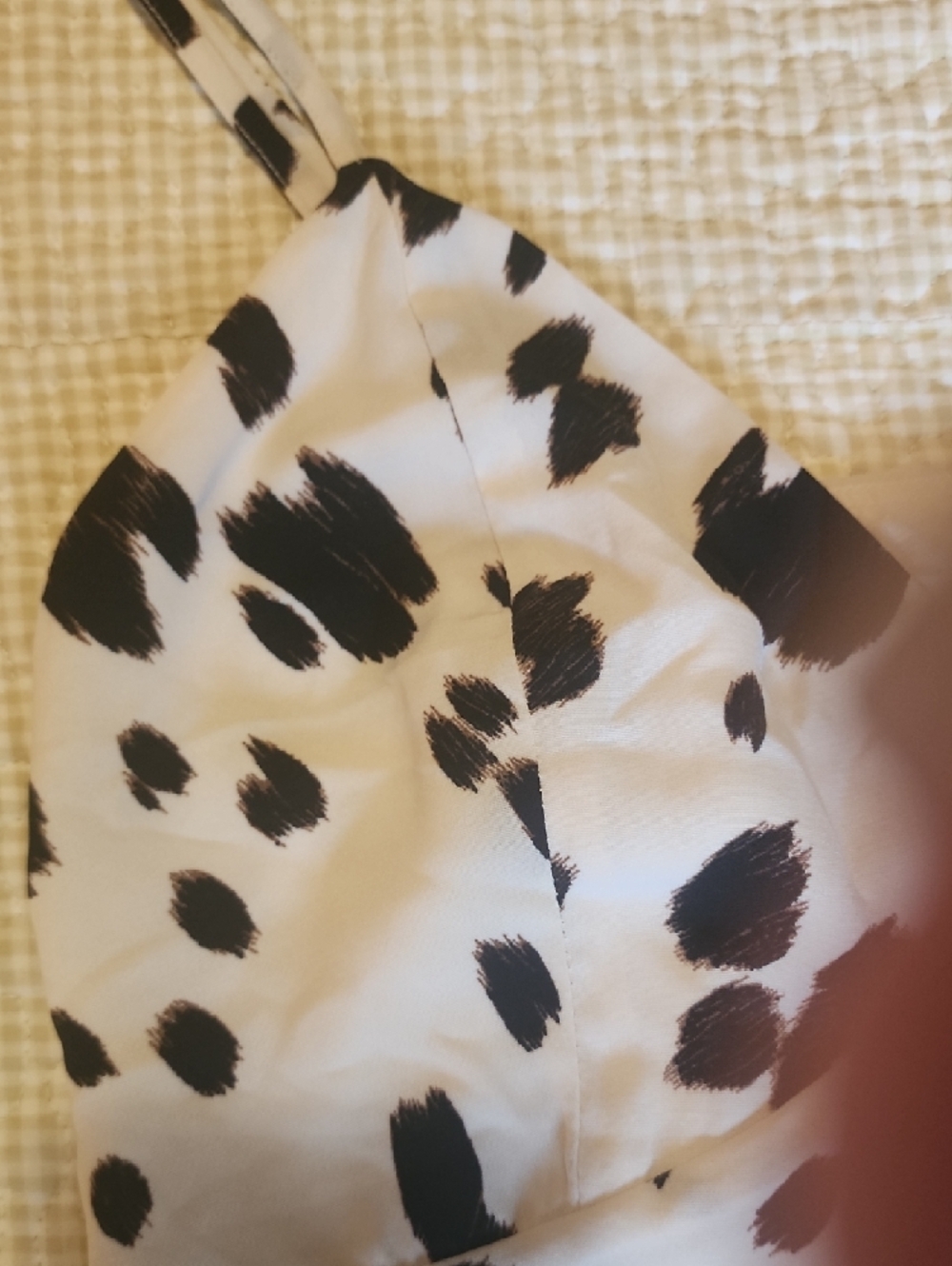 Abercrombie & Fitch White and Black Spotted Cami - Picture 3 of 4